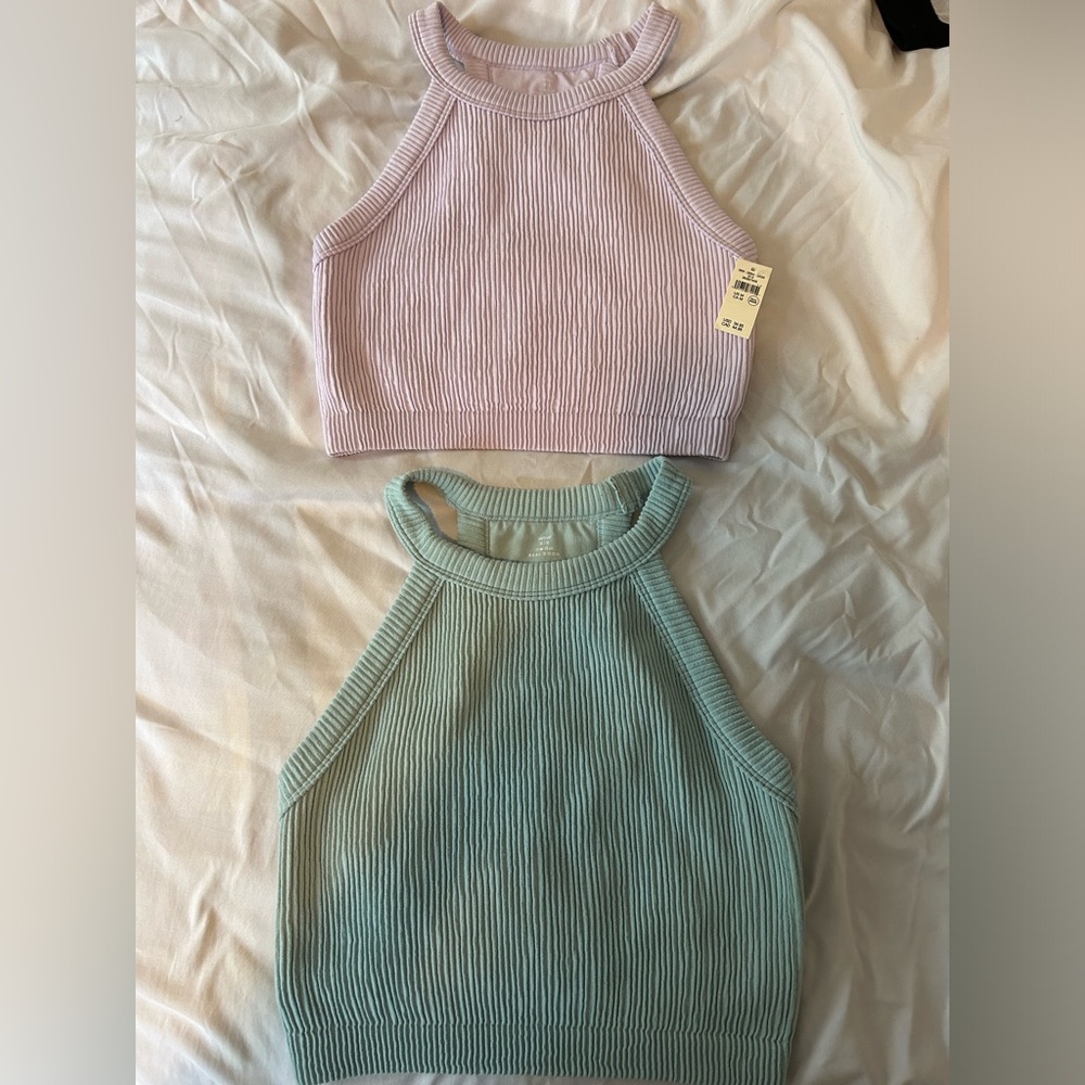 Aerie tank tops with built in bralettes